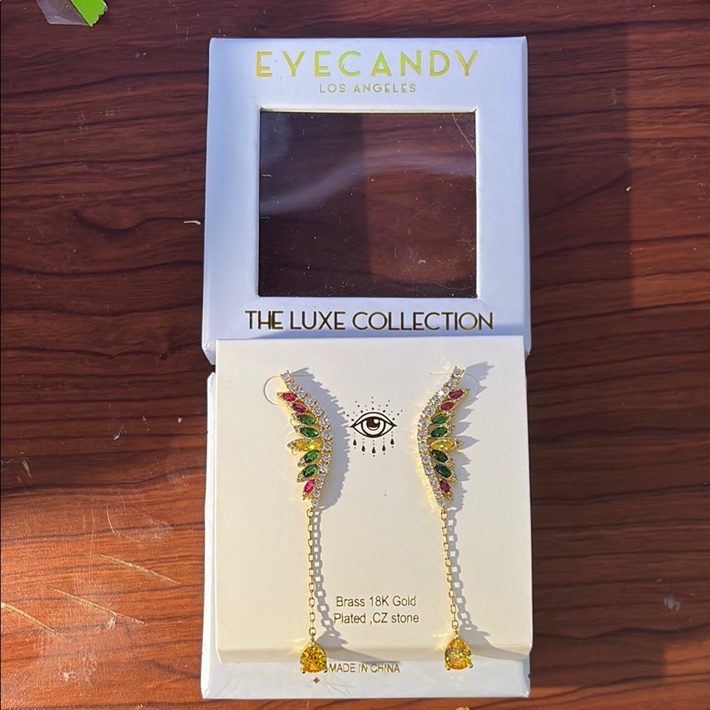 Gold Wing Earrings